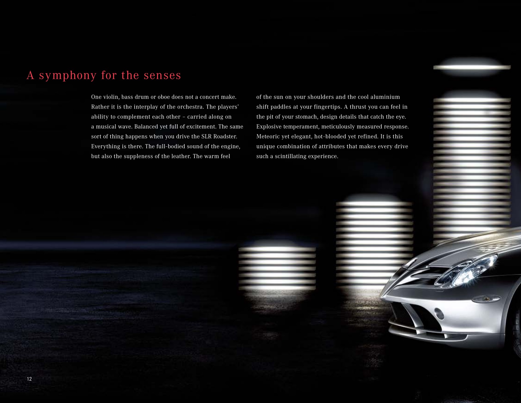 2008 Mercedes-Benz SLR Brochure Page 8